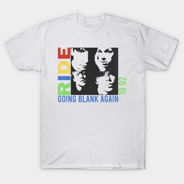 vintage going blank again fan art Ride Band T Shirt TeePublic